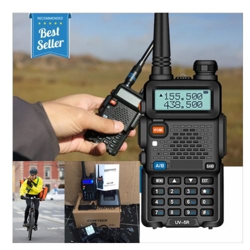 Walkie Handy Talkie HT UV5R Dual Band Ori BFUV5R Hitam