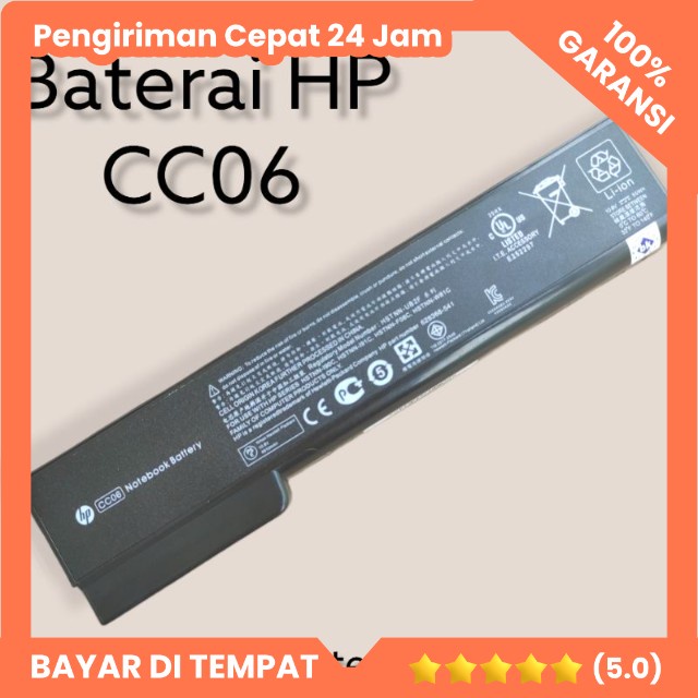 Baterai Original Hp Elitebook 8460p 8460w 8470p 8560p CC06