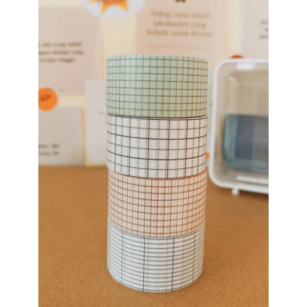 

WASHI TAPE/MASKING TAPE SHARE SAMPLE 50CM - MOTIF GRID