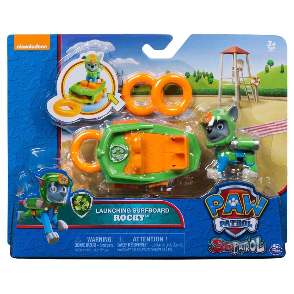 PAW PATROL Sea Patrol Rocky Launching Surfboard