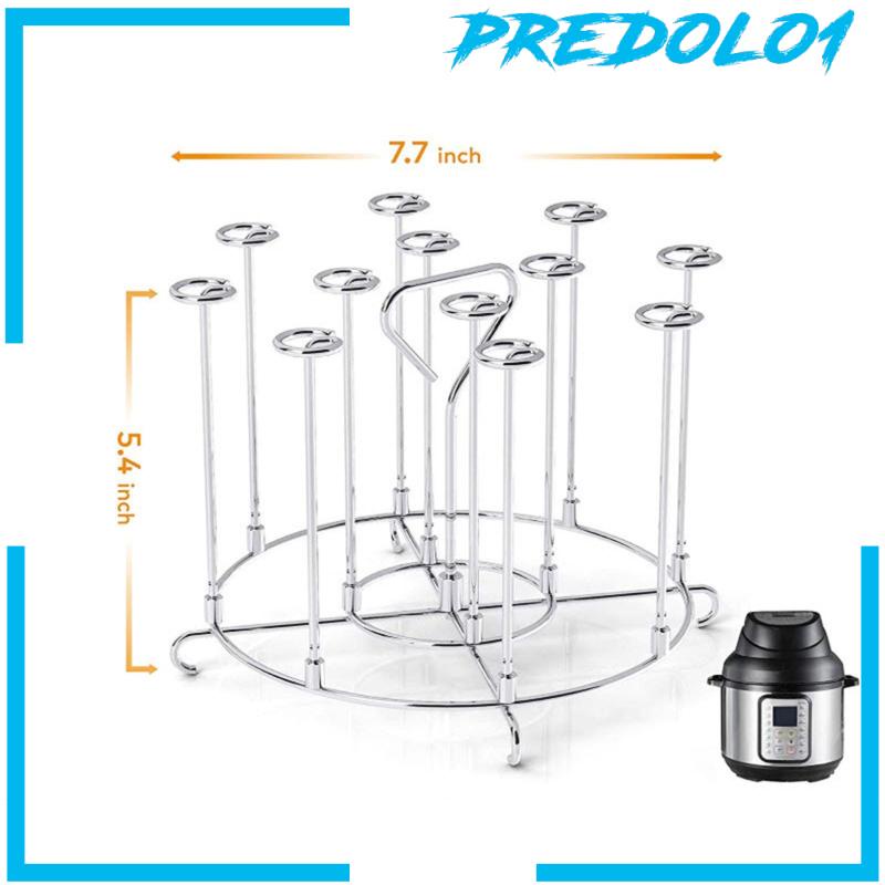 (Predolo1) Rak Air Fryer Vertikal Bahan Stainless Steel Untuk Kabobs