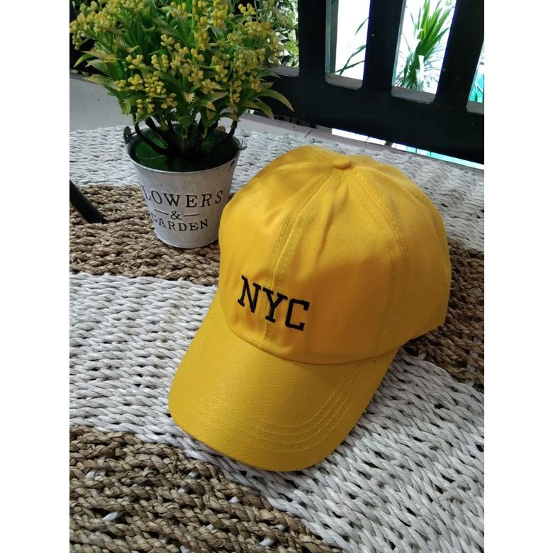 Topi Baseball NY Ring Belakang Unisex