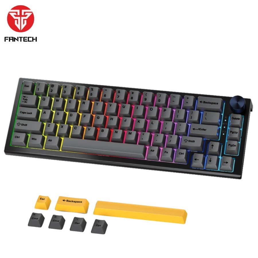 Keyboard Fantech MK858 MAXFIT67 Wireless RGB | 3 Mode Keyboard Gaming