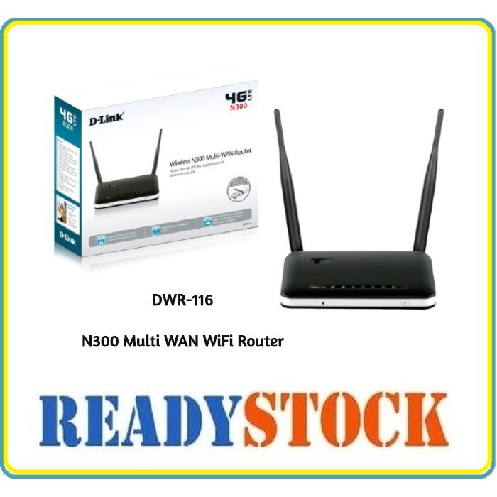 D-LINK DWR-116 N300 Multi WAN WiFi Router