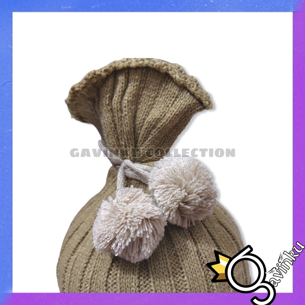 Topi Bayi Laki Laki Perempuan Model Pom Pom Kupluk Salju Newborn Jambul Rajut Lucu Murah Umur 6 7 8 9 10 11 12 Bulan 1 Tahun Thn Ears Cap Karakter Gaul Kekinian Keren