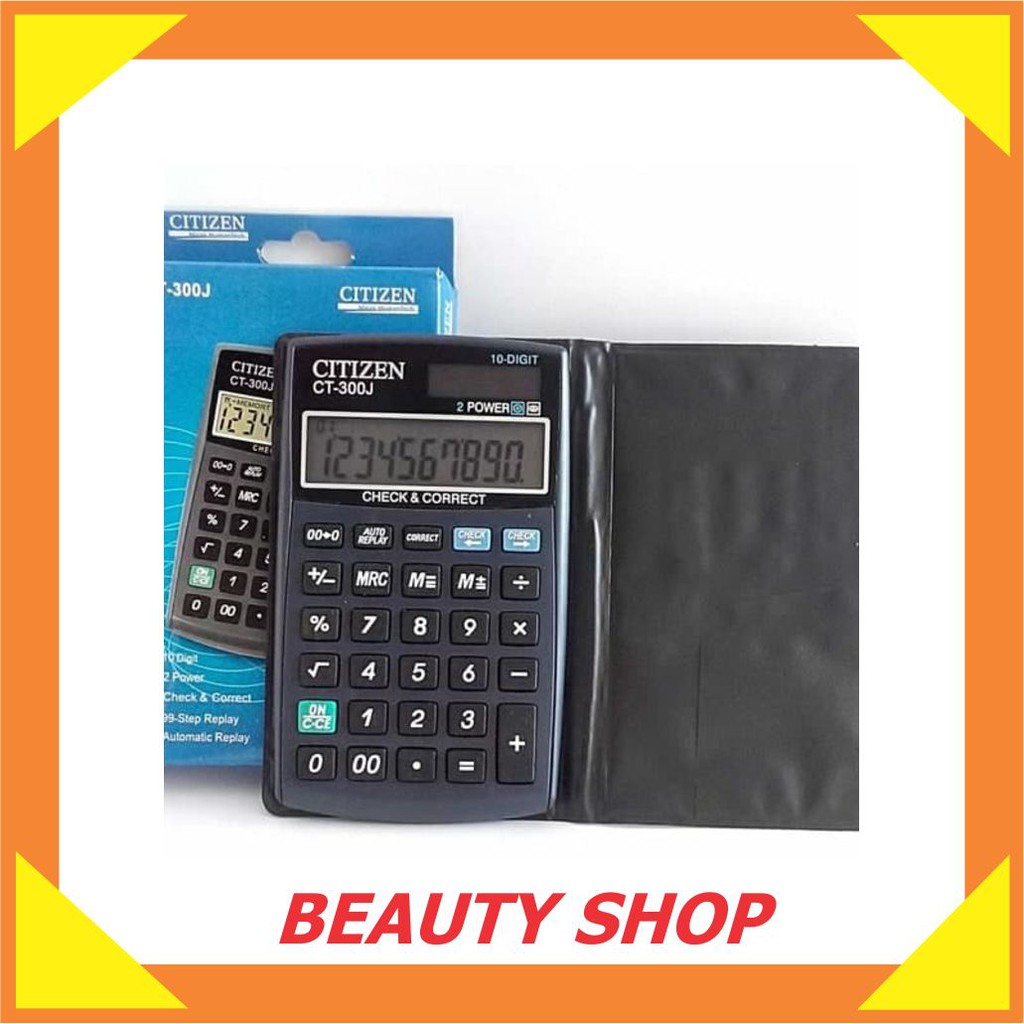 

A472 Kalkulator Citizen CT-300J Saku Pocket Kantong Kecil Praktis 10 Digit 1M