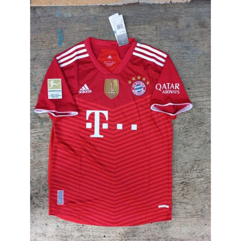 Jersey Bola Bayern Munchen Bundesliga + WCC Home Terbaru 2021 2022 Grade Ori Official