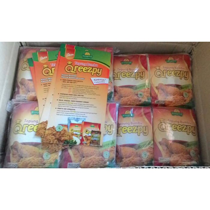 

TEPUNG BUMBU QREEZPY NON MSG 125 GR ( 1 PAK ISI 5 BUNGKUS )