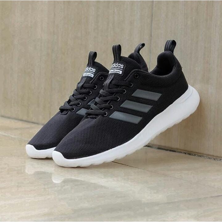 Adidas Cloudfoam Lite Racer BYD Black Grey Stripe