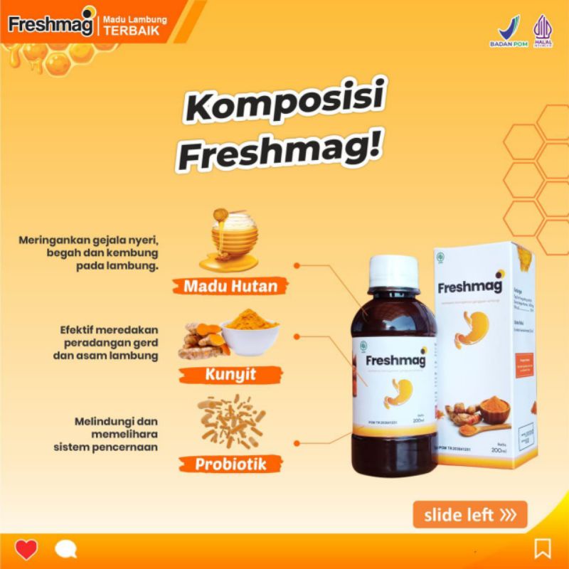 

FRESHMAG - 3x Lebih Cepat Atasi Masalah Lambung | Original Madu Herbal Obat Maag Atasi