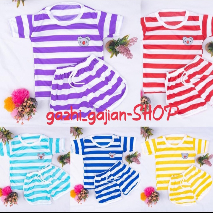 CHUPA CHUPS MOTIF | SETELAN ANAK SALUR | BAJU ANAK RUMAHAN