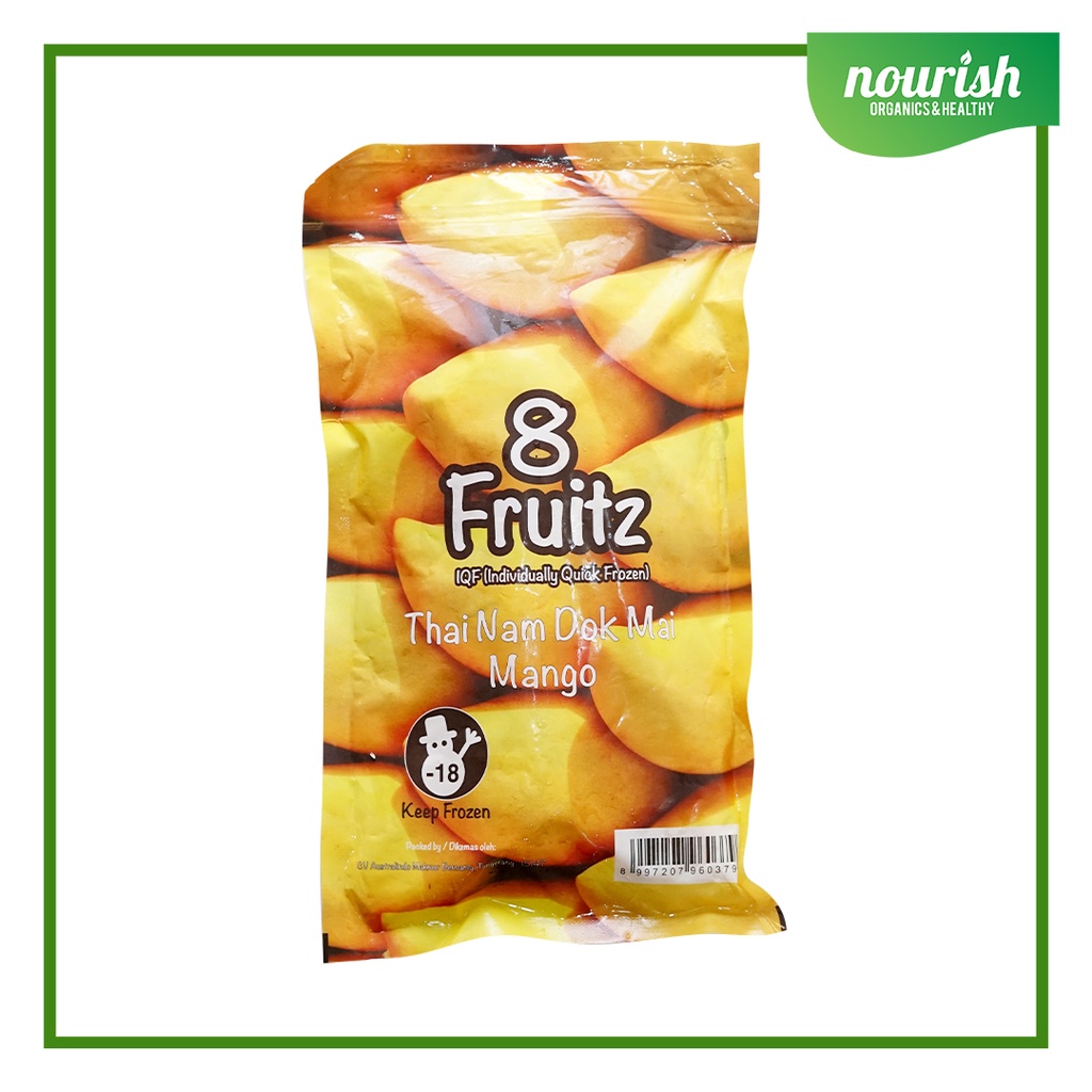 8 Fruitz IQF Mango Thailand IQF / Mangga Beku 500 gr