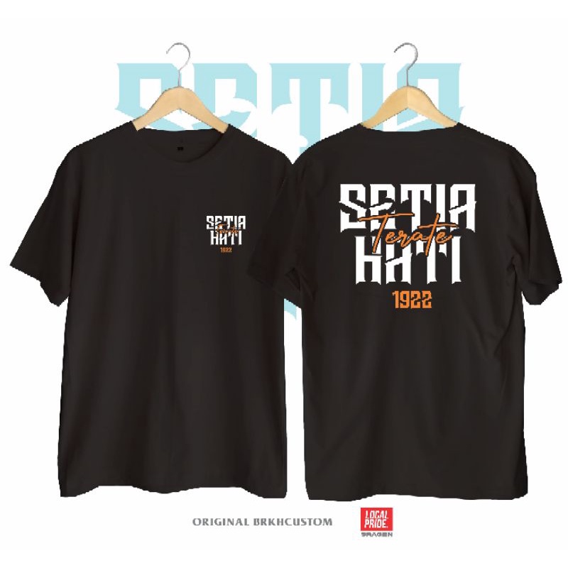 KAOS / BAJU PSHT | KAOS TERATE | KAOS SETUA HATI TERATE | SIMPLE KONSEP | ELEGAN | PSHT | BRKHCUSTOM | PRIA DAN WANITA