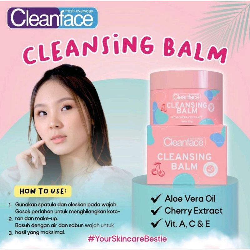 Purbasari Cleanface Cleansing Balm 25gr