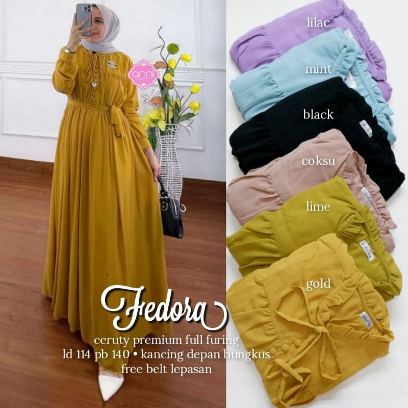 gamis fedora by anni