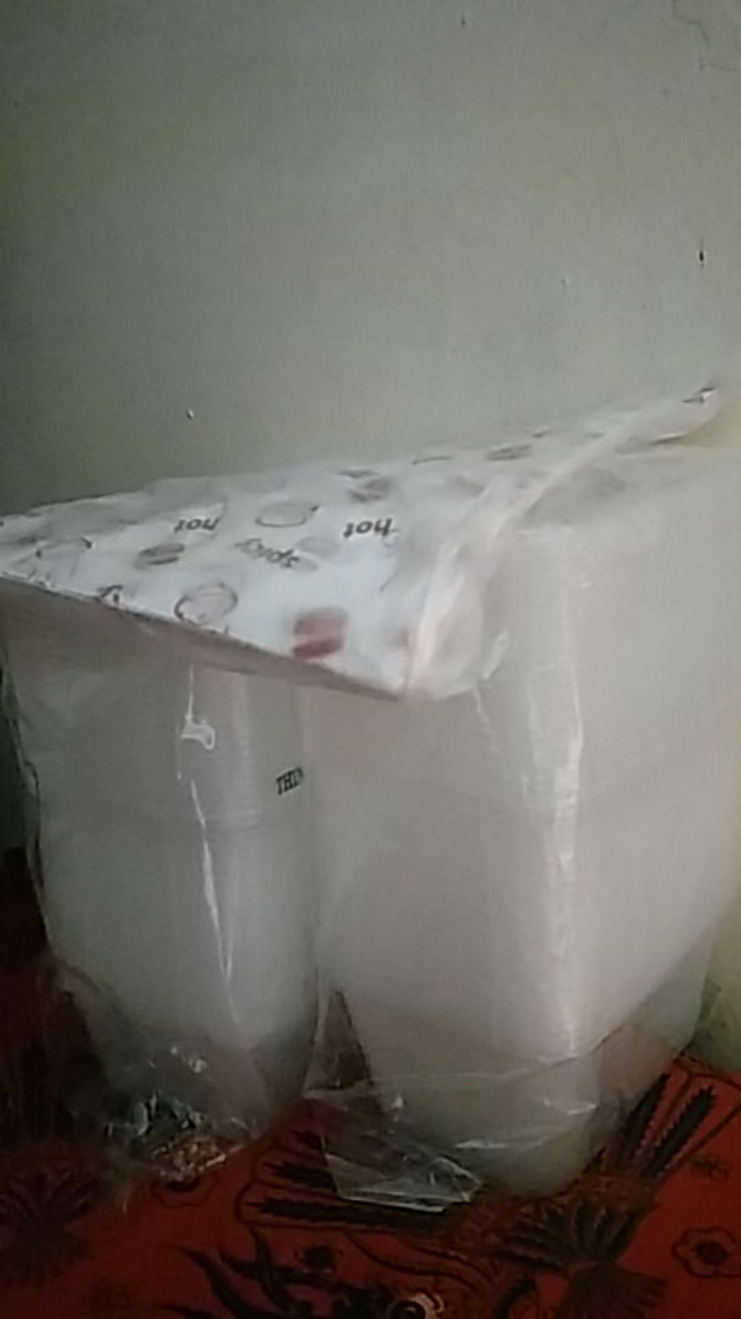 Kotak Makan 750ml/tempat Makanan/kotak Plastik/thinwall/box Plastik