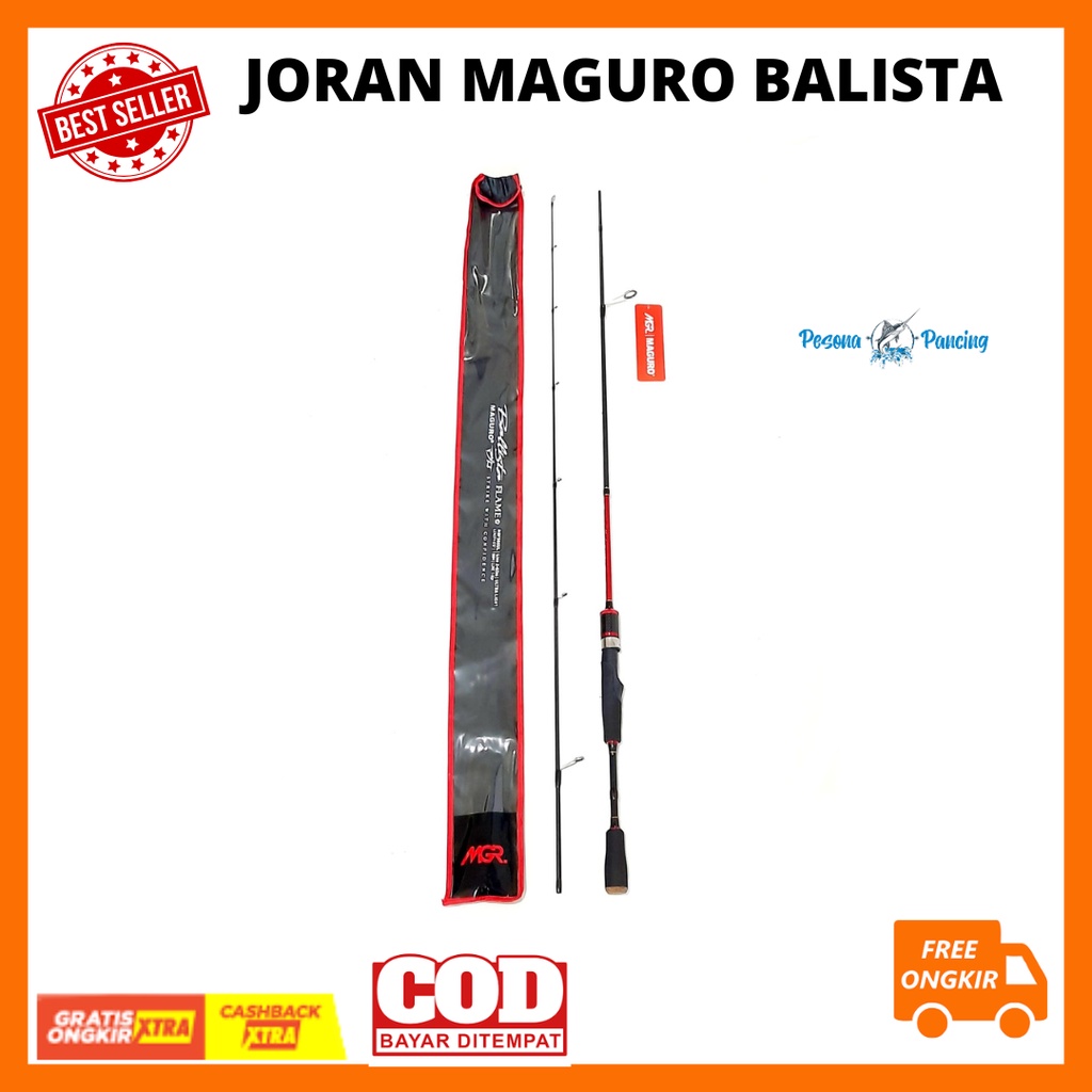 Joran Pancing MAGURO BALLISTA FLAME 198 ULTRALIGHT Non FUJI