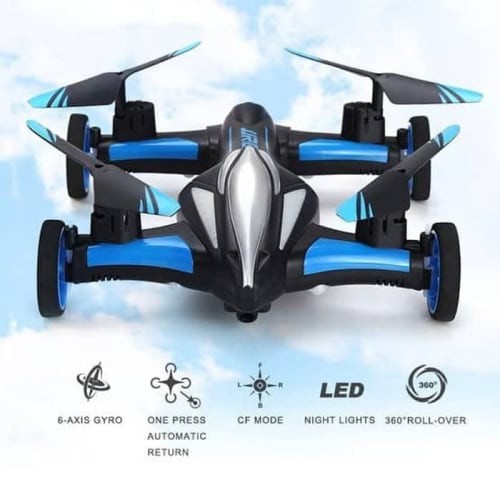 Drone JJRC H23 Mobil Terbang Car Flying Car Air Ground RC Dual Remote