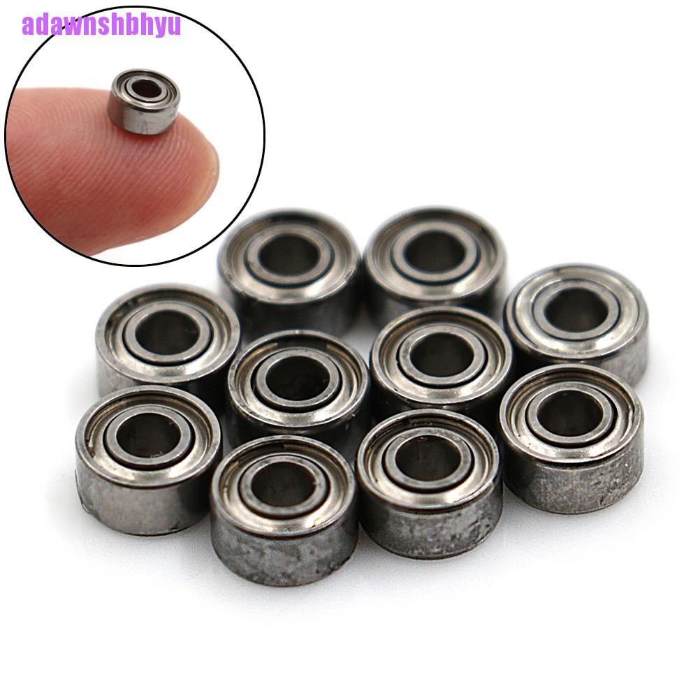 10 Pcs Miniatur Bearing Presisi MR52ZZ Ukuran 2x5 X 2.5mm Untuk Spinner