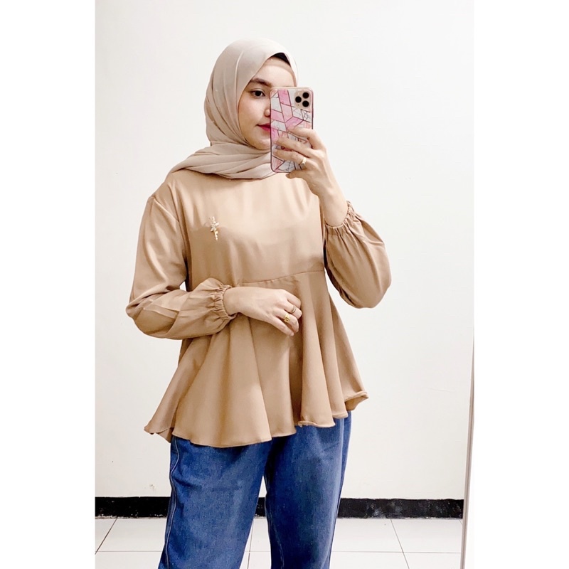 balerina peplum blouse