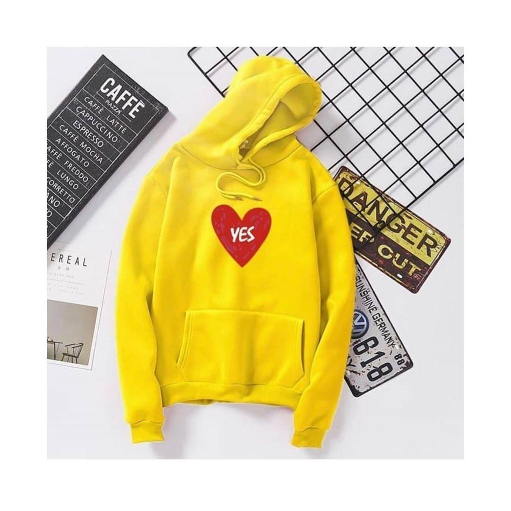 Nara Grosir - Love Yes l Sweater Hodie Pria dan Wanita