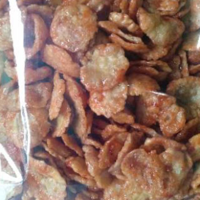 

Emping melinjo pedas manis 500 gram