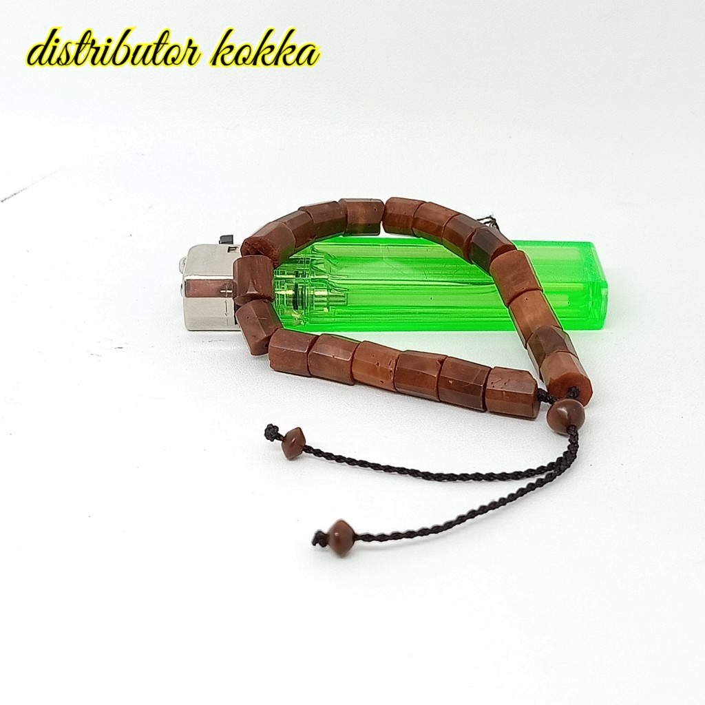 ( SUPER MURAH ) Gelang Kokka kaukah mardjan cutting lurus  coklat