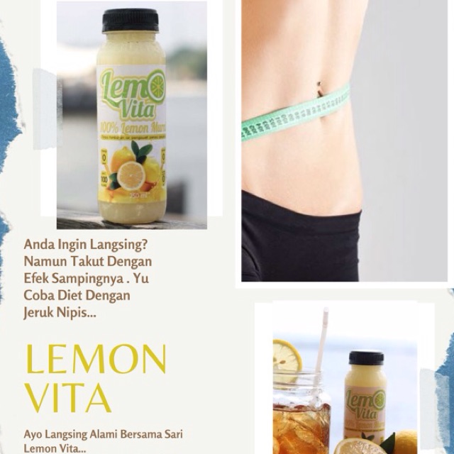 

Minuman Kesehatan Sari Lemon Lemo Vita 250 ml