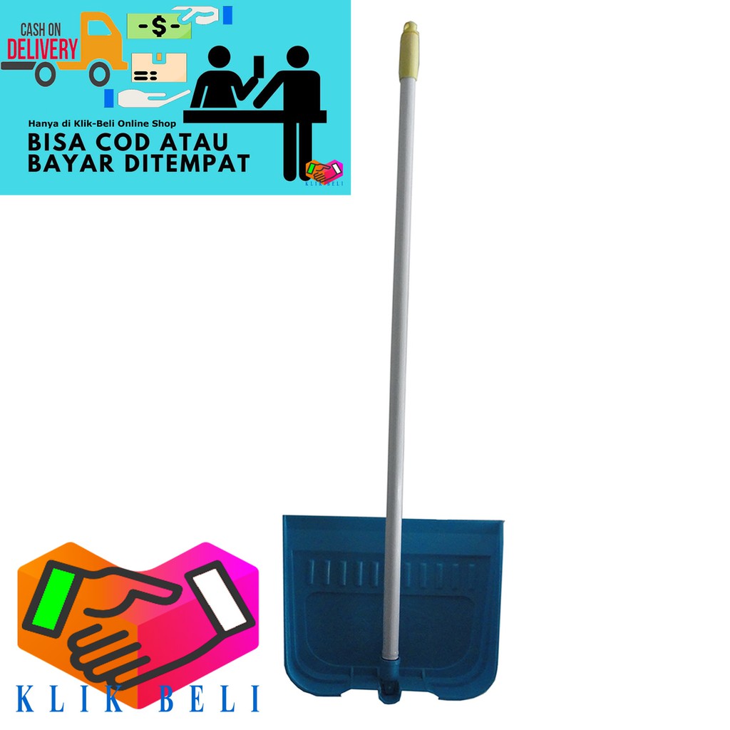 Serokan Sampah Pengki Gagang Besi Pengki Lipat Dustpan Tempat Sampah