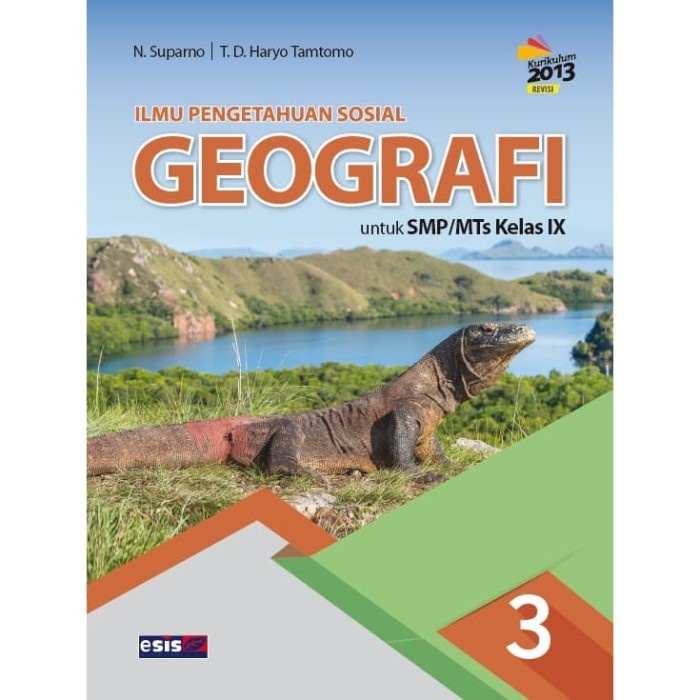 [ERL] Buku Ips Geografi Smp/Mts/Kls.Ix/K13N-N.Suparno-Haryo Tamtomo
