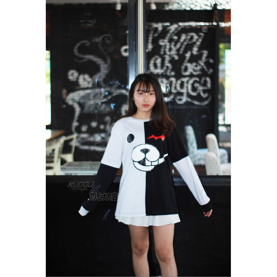 Longsleeve Double Layer Monokuma Danganronpa