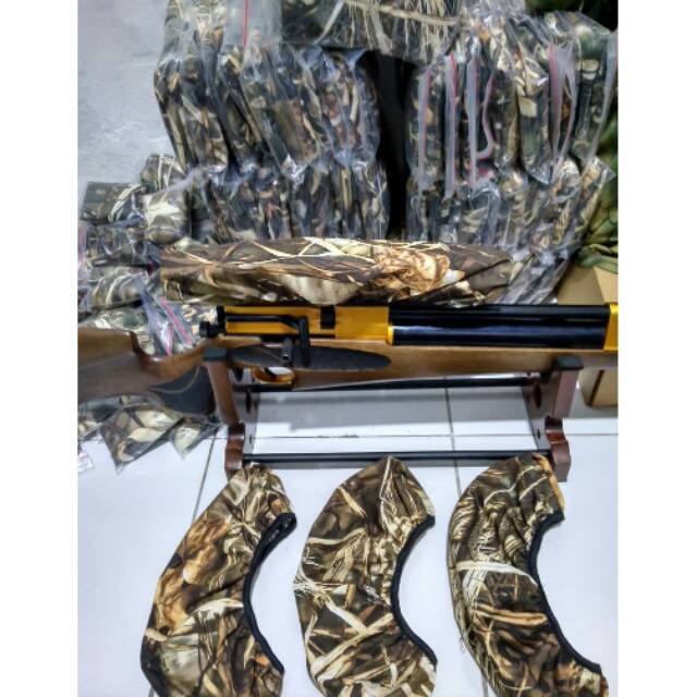 Mantel senapan atau pelindung senapan pcp