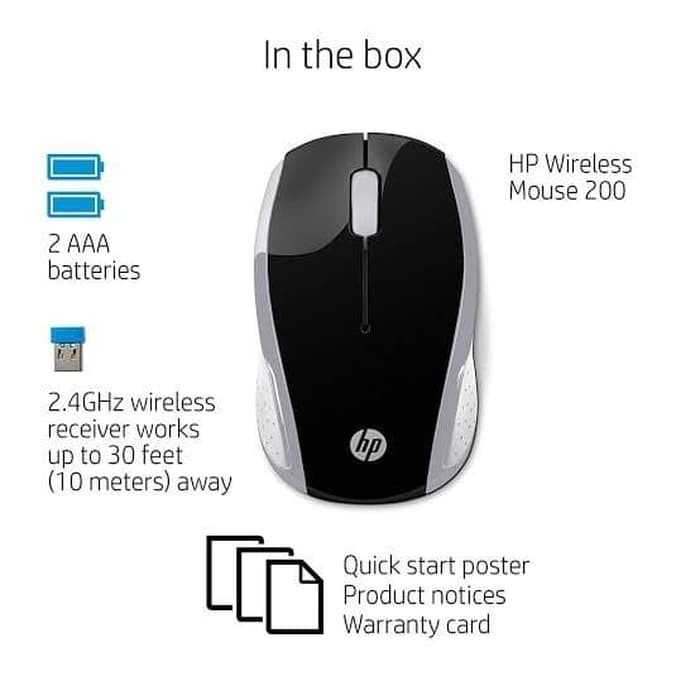 HP Wireless Mouse 200 | Mouse Wireless HP Original