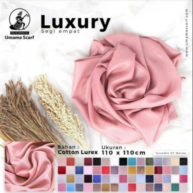 Umama Luxury Segi Empat/ Kerudung Umama Luxury/Kerudung Segi Empat Brand Umama/ Umama Luxury Premium
