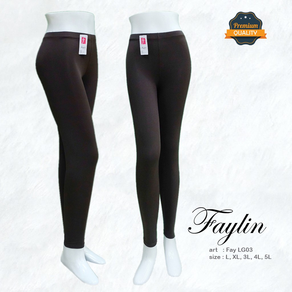 FAYLIN | Celana Leging Panjang Dewasa / Celana Leging Panjang Ketat art Fay LG03