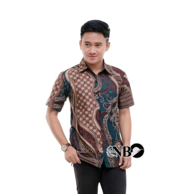 M L XL XXL 3L 4L 5L Atasan Batik Dolby Dolbi Dobby Doby Tenun Sutra Tulis Halus Katun ATBM Atasann-Hem banyumiliijo