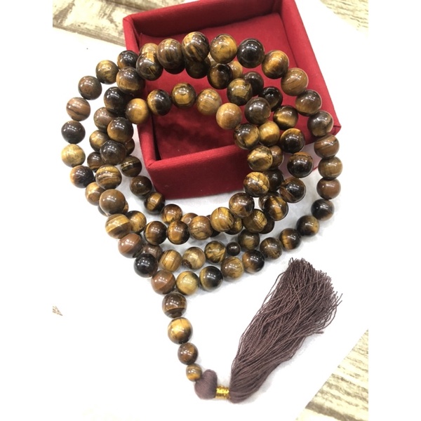 terlaris tasbih tiger eye atau mata kucing magnet souvenir 99 ukuran besar 10ml