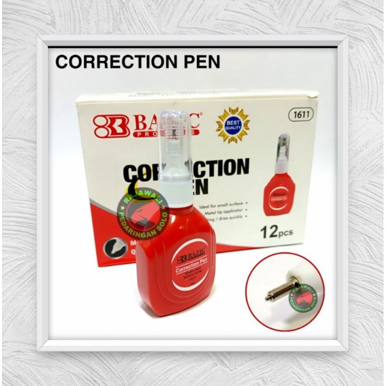 

CORRECTION PEN CAIR METAL TIPS UJUNG BESI TIPEX TIPE X