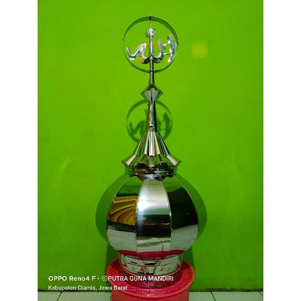 Kubah Masjid/Mushola Stainless Steel 45cm
