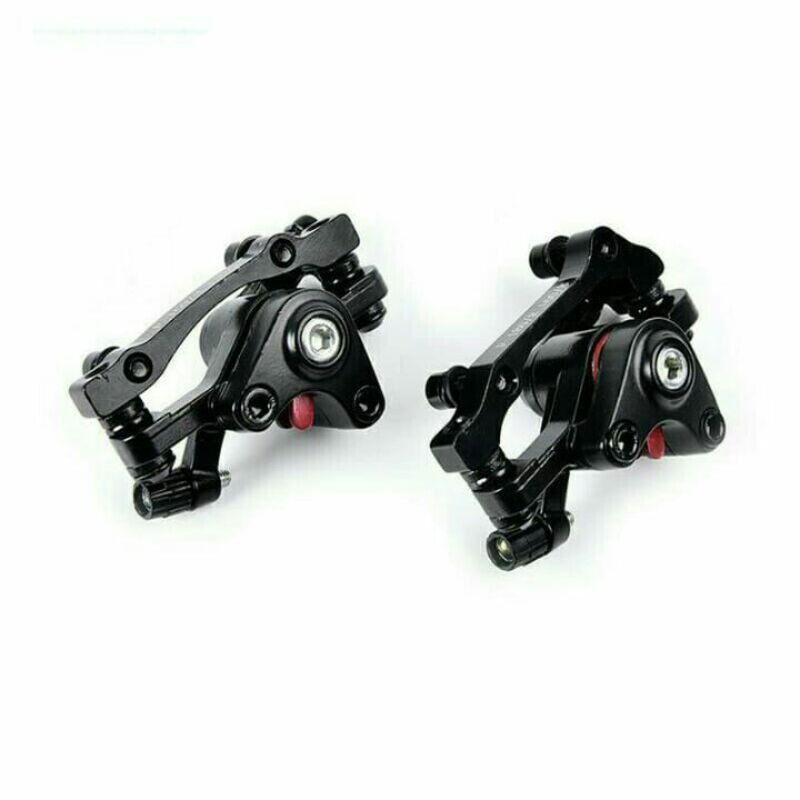 kaliper rem cakram mekanik sepeda mtb seli minion depan dan belakang