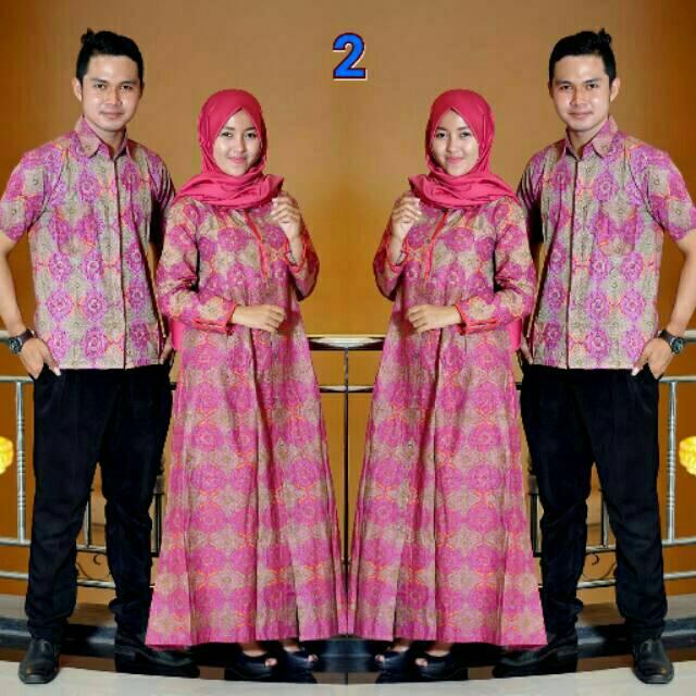 Sarimbit Batik Gamis Elegan