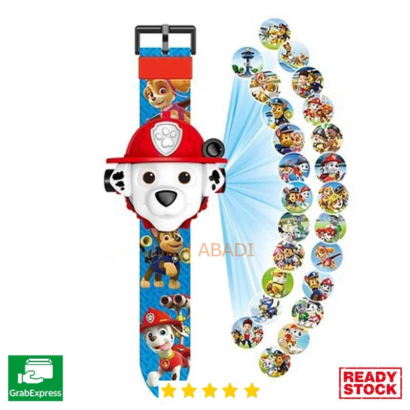 Jam Tangan Mainan Anak Paw Patrol Projection Watch PP3189 9A