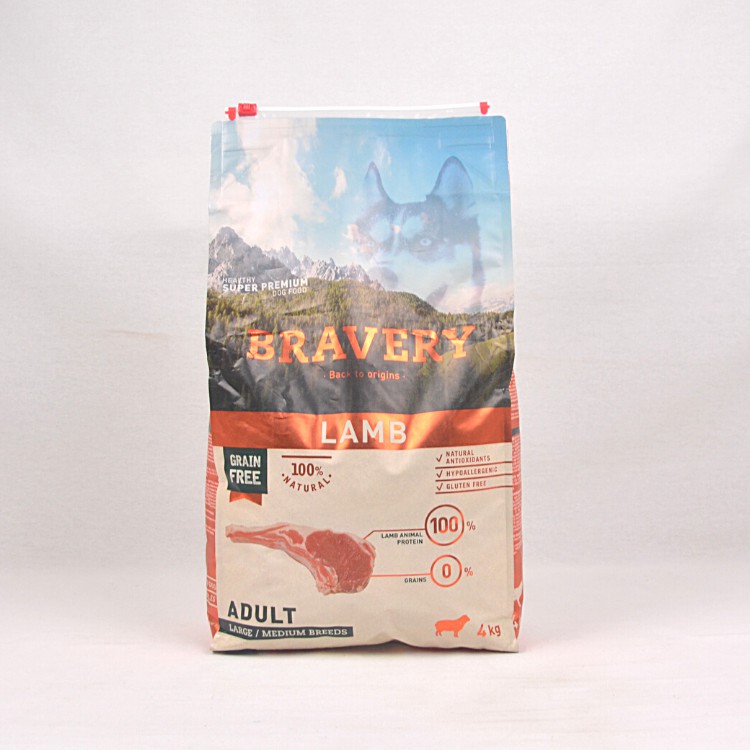 

BRAVERY Makanan Anjing Medium Adult Dog LAMB 4kg