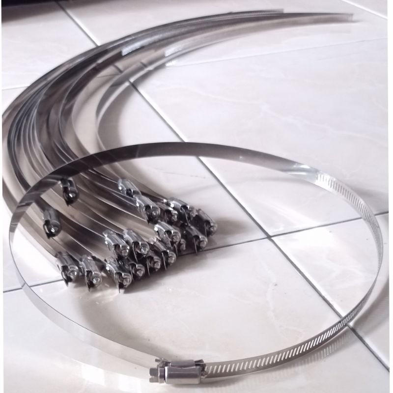 Hose Clamp Diameter 24 cm atau 9.5 inch Klem besar lingkaran