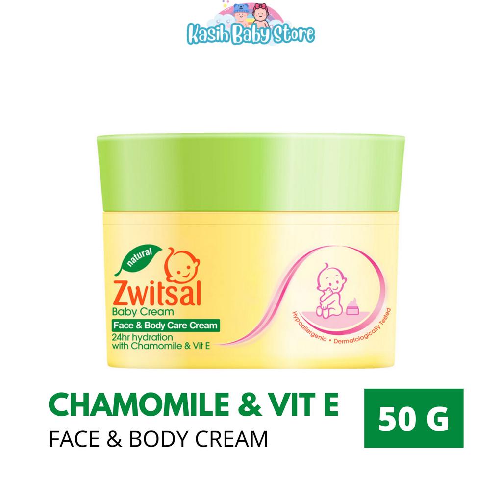Krim Wajah Bayi Zwitsal Baby Face & Body Care Cream 50Gr