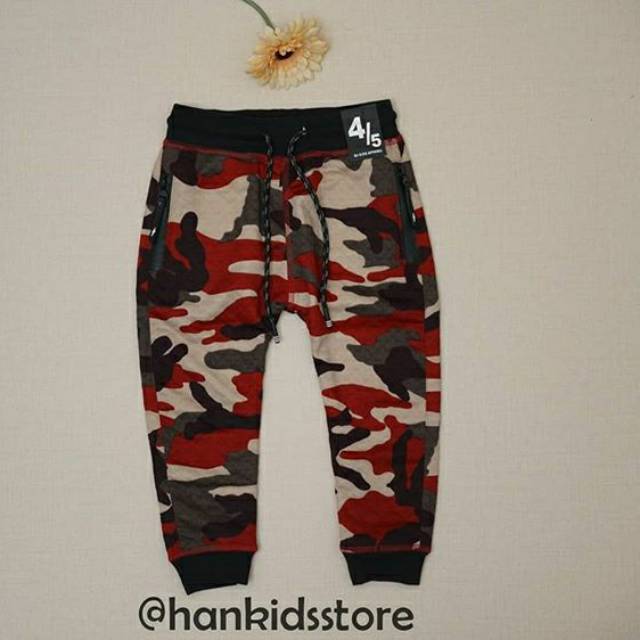 CELANA JOGGER PANJANG RED ARMY ORGANIC DJ KIDS PREMIUM PRODUCT