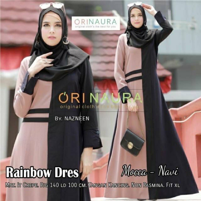 RAINBOW DRESS ORI NAURA