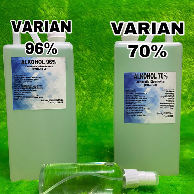 ALKOHOL 70% 1 LITER 96% 1 LITER HARGA GROSIRAN - Alkohol 70