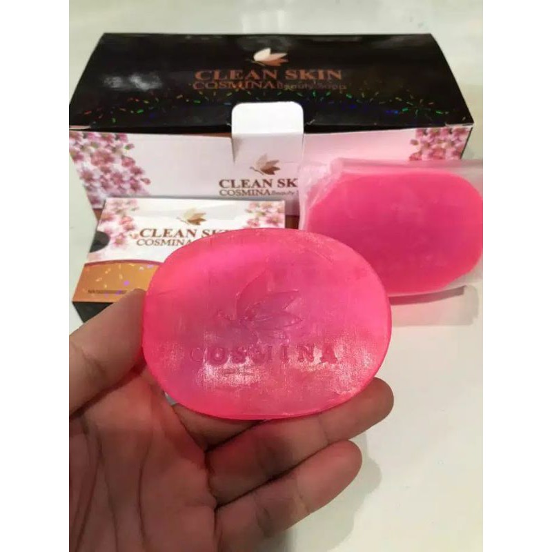 ⭐BAGUS⭐SABUN CLEANSKIN BPOM / CLEAN SKIN COSMINA BEAUTY SOAP