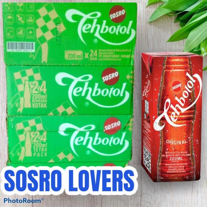 

[COD] Teh Botol Kotak Sosro 200ml 1 dus isi 24pcs [COD]